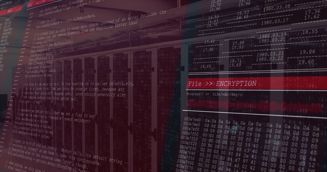 Cybersecurity Encryption and Data Protection Concept