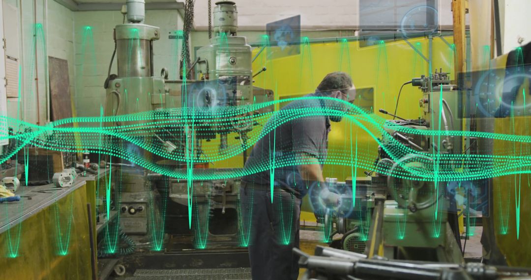 Technician Engineering with Digital Automation in Factory