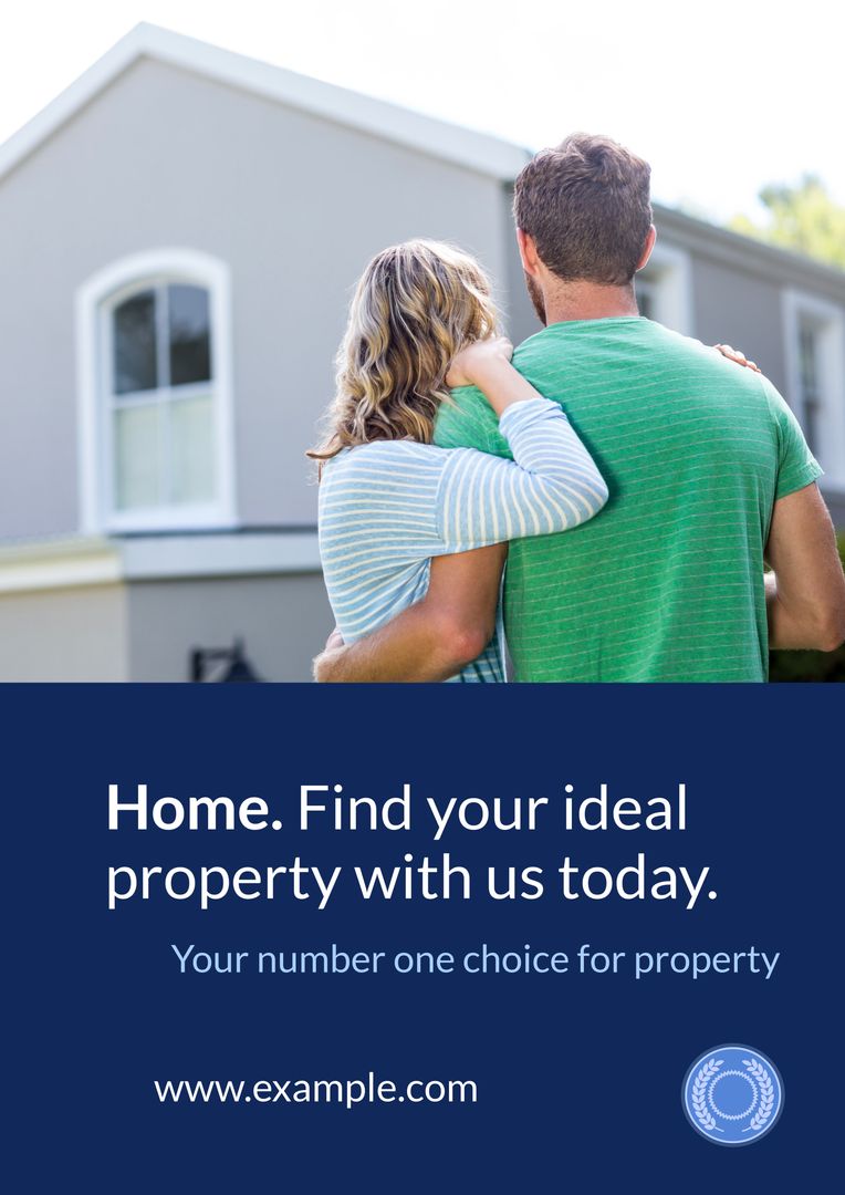 Couple Embracing New Home Visioning Future