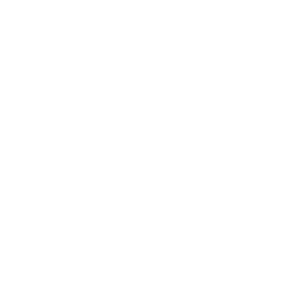 White Badge with Ribbon Design on Transparent Background