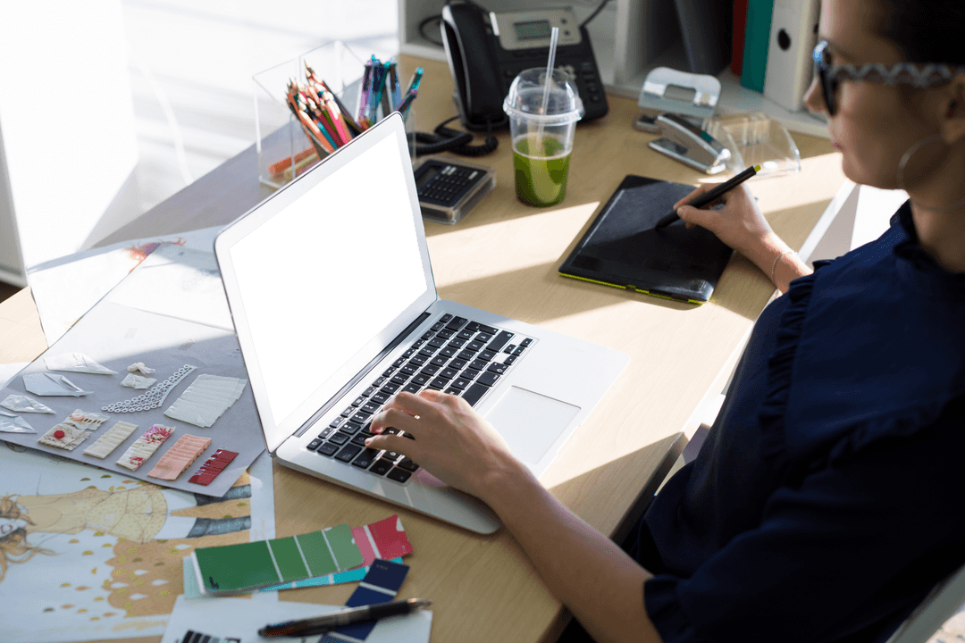 Transparent-focused Designer Enhances Creative Workspace Profesional Environment