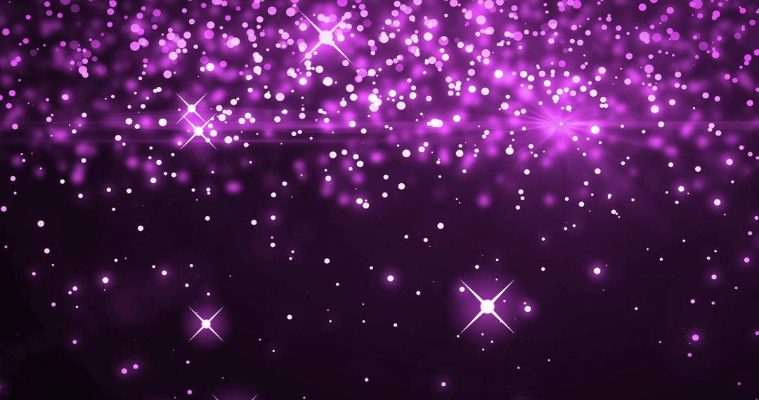 Glowing Pink Lights on Purple Background Creating Hypnotic Effect