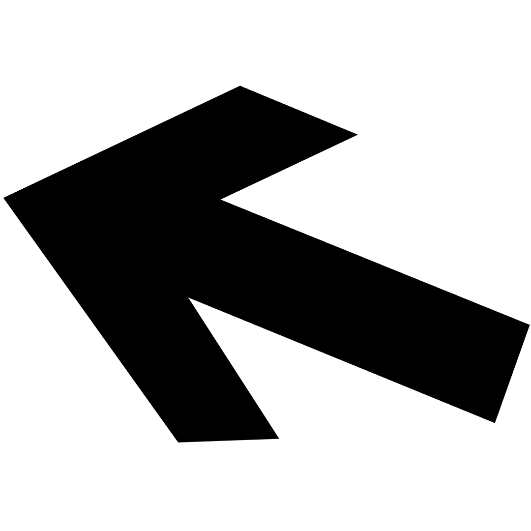 Black Arrow Design Transparent Background