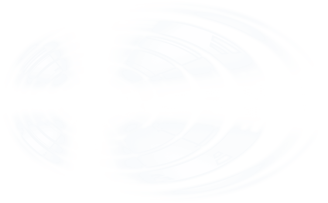 Abstract Digital White Orb on Transparent Background