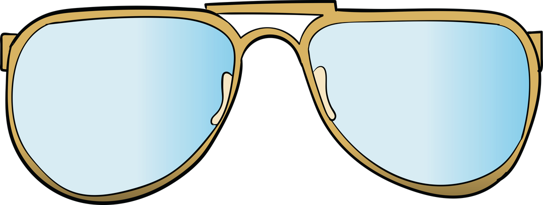 Vector Yellow Aviator Sunglasses on Transparent Background - Download Free Stock Images Pikwizard.com