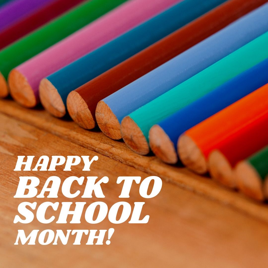 Colorful Pencils Celebrating Back to School Month - Download Free Stock Templates Pikwizard.com