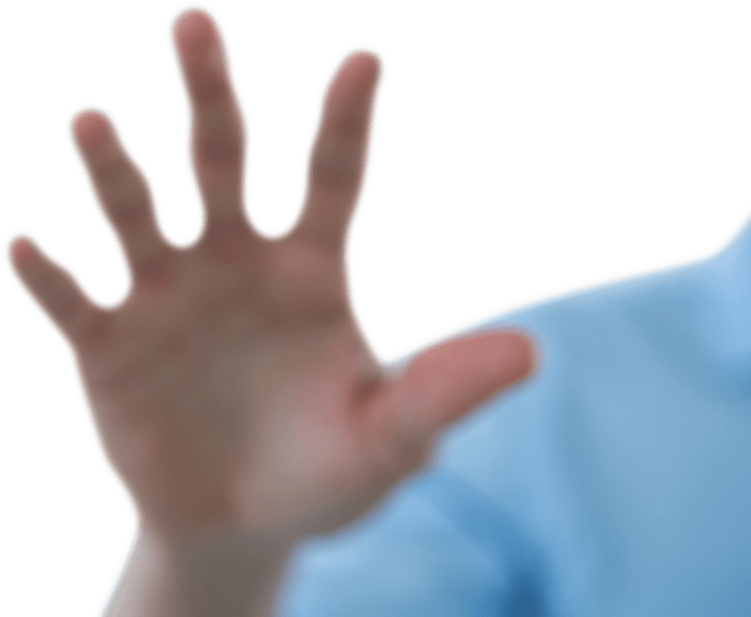 transparent view of hand pressing invisible screen - Download Free Stock Images Pikwizard.com