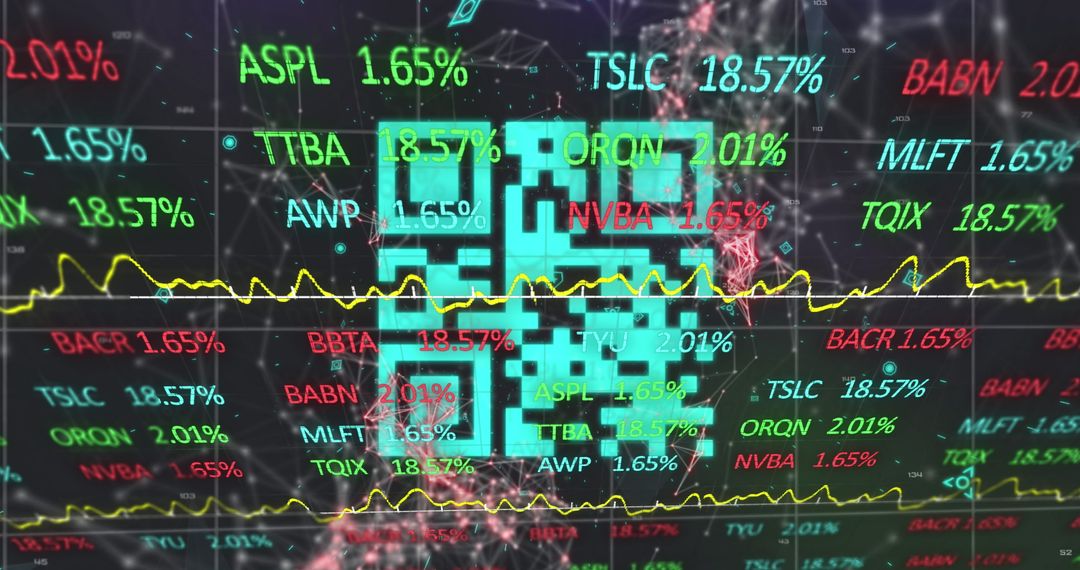 Financial Data Analysis with Dynamic Statistics and QR Code Integration