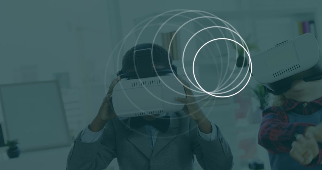 Children Engaging in Virtual Reality Experience for Technology Education