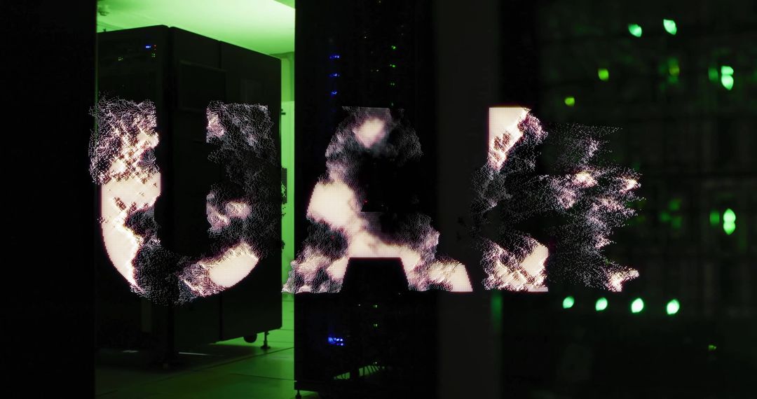 Cloud Computing Intersecting with Cybersecurity in Server Room