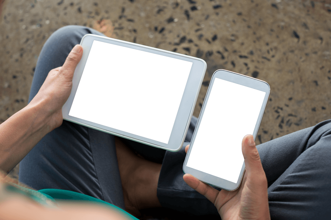 Transparent Screens on Tablet and Smartphone