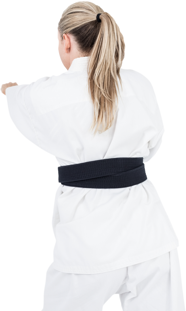 Transparent View of Female Athlete Practicing Judo Moves - Download Free Stock Images Pikwizard.com