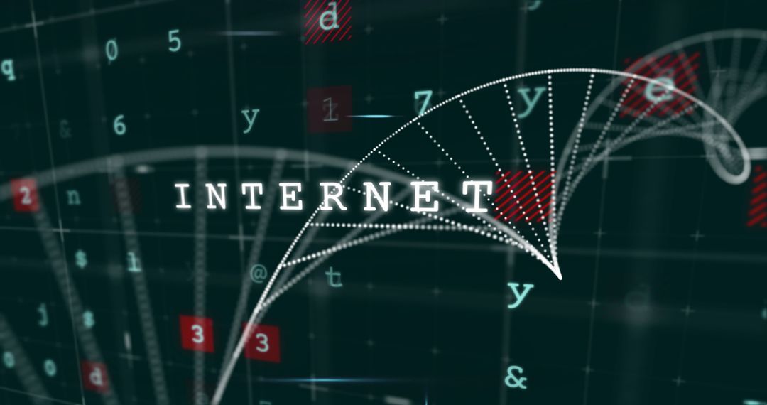 Digital Data and Internet Overlapping with Abstract Technology Design