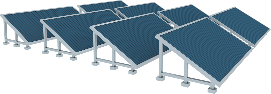 Transparent Three-Dimensional Solar Panel Array Graphic - Download Free Stock Images Pikwizard.com