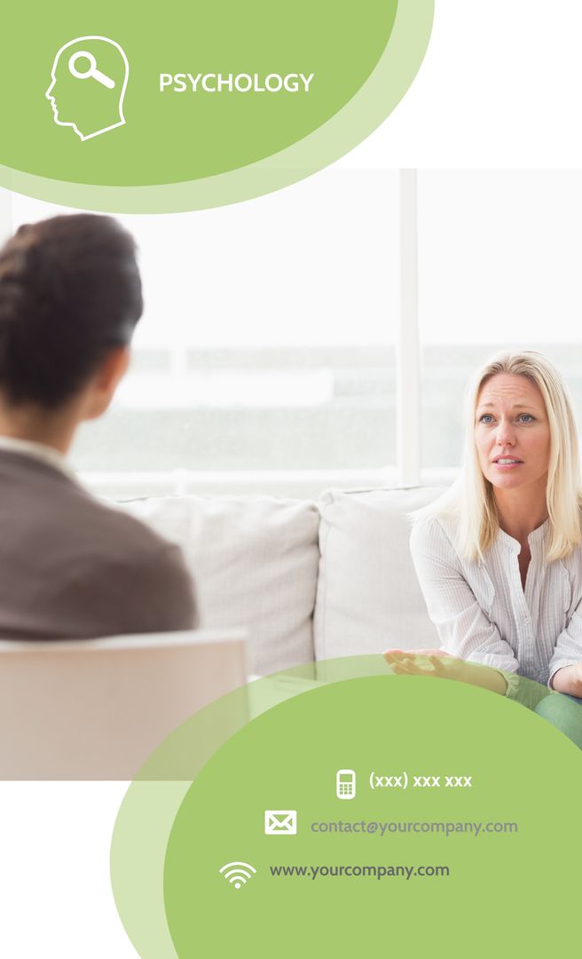 Therapist and Client Engaged in Supportive Session Interior