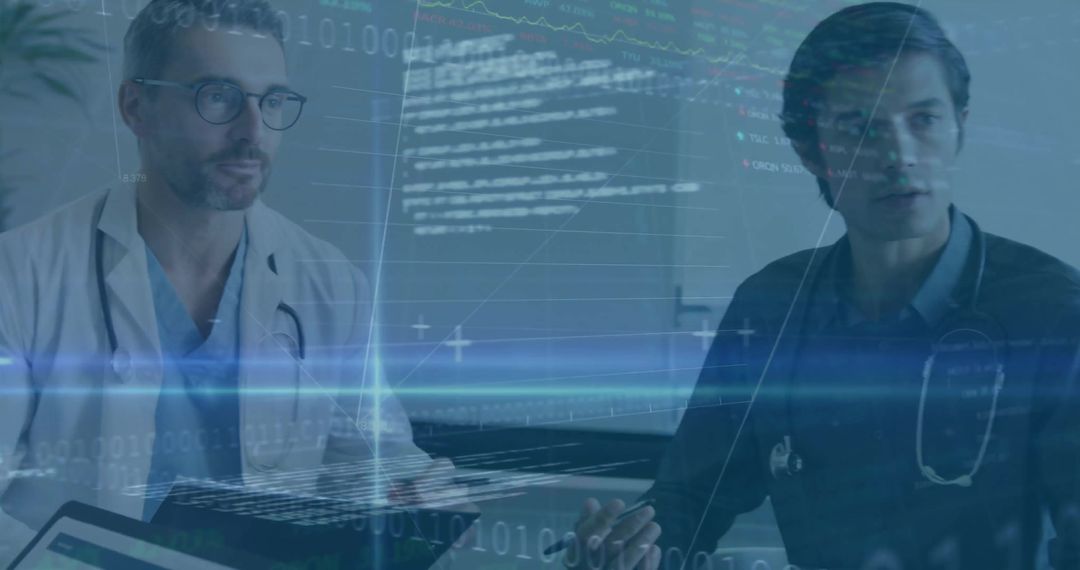 Digital Healthcare Technology Meeting Discussing Data and Analytics