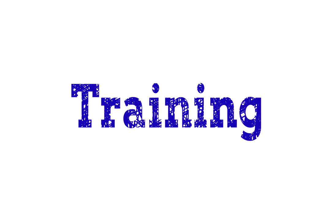 Training Text Transparent Overlay on Bold Blue - Download Free Stock Images Pikwizard.com
