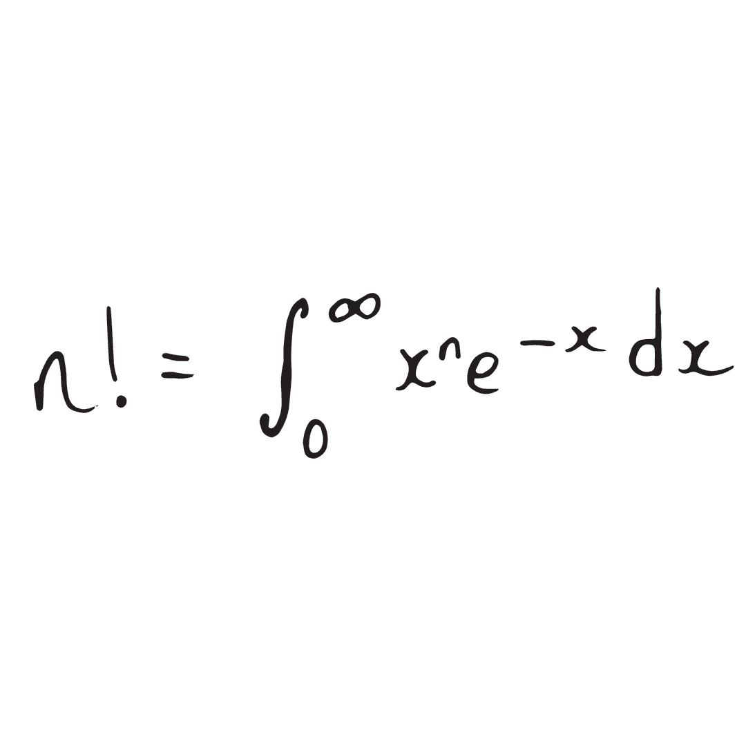 Translated Abstract Mathematical Formula on Transparent Background