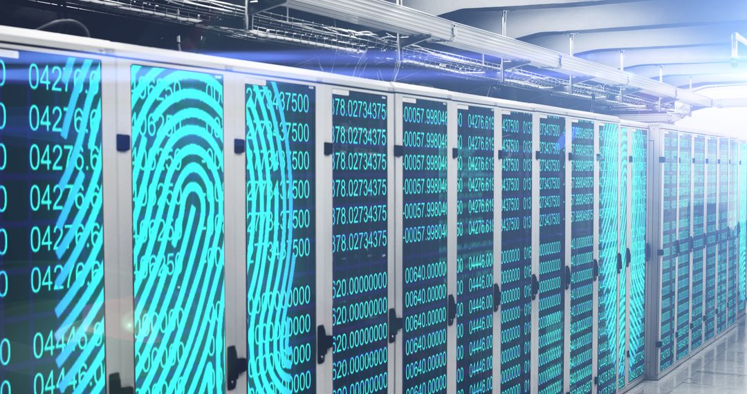 Fingerprint Scanning on Servers in Data Center Networks