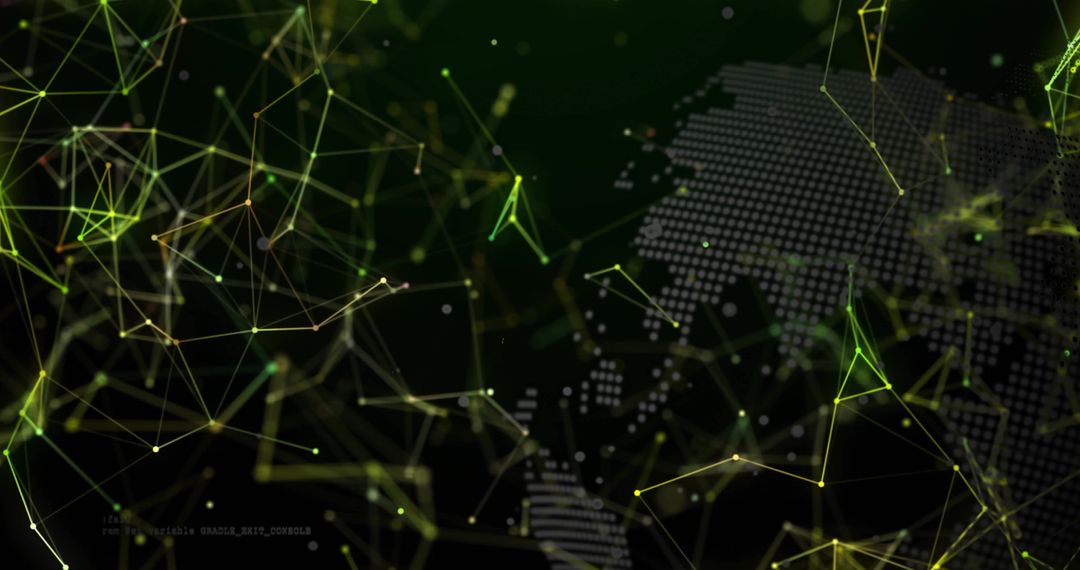 Global Network and Data Connection Concept Background