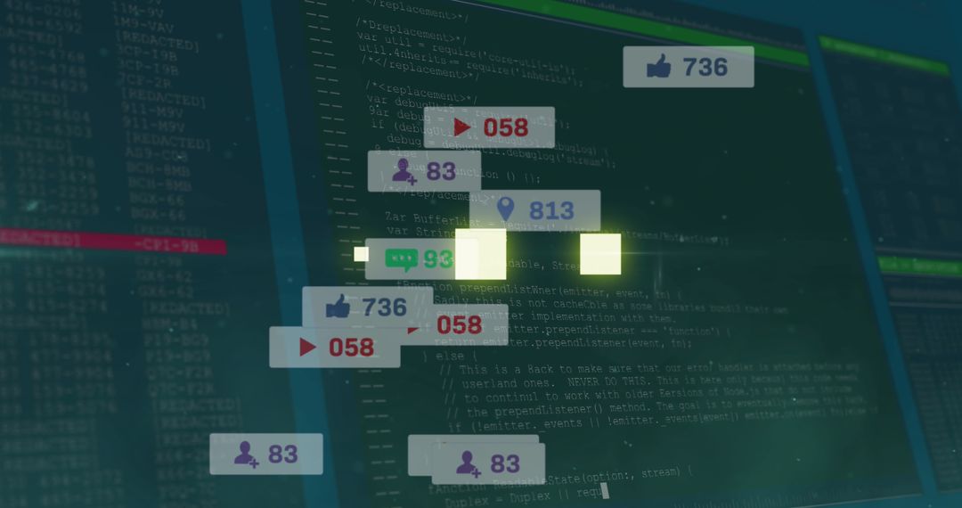 Digital interface with social media and data processing