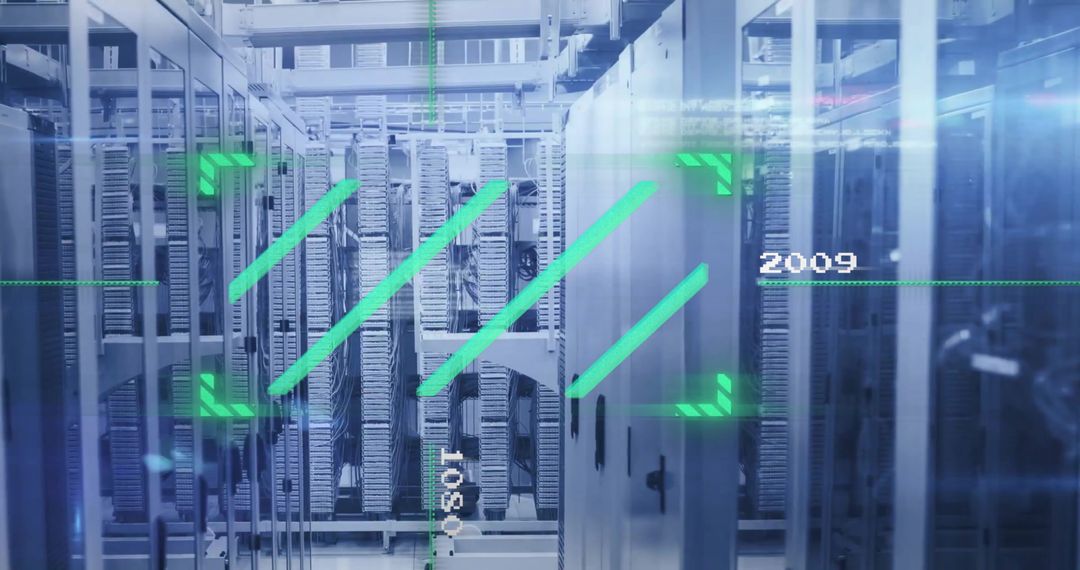 Conceptual Image of Data Processing and Computer Servers - Free Images, Stock Photos and Pictures on Pikwizard.com