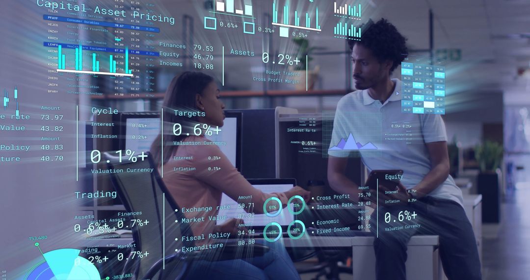 Diverse Colleagues Analyzing Data and Creating Business Strategy