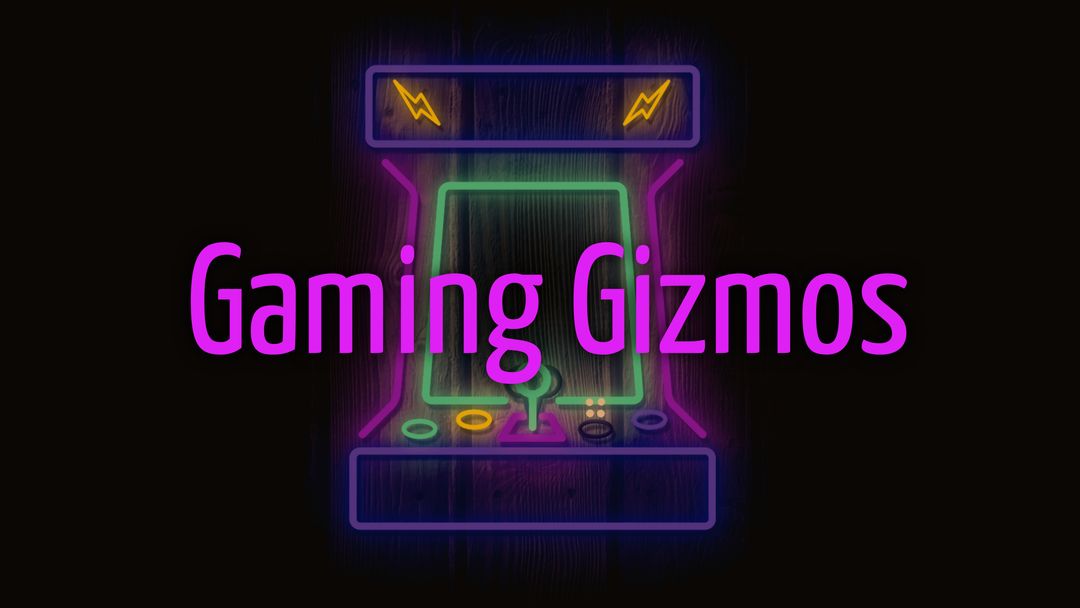 Neon Lit Arcade Machine Promoting Gaming Accessories - Download Free Stock Templates Pikwizard.com