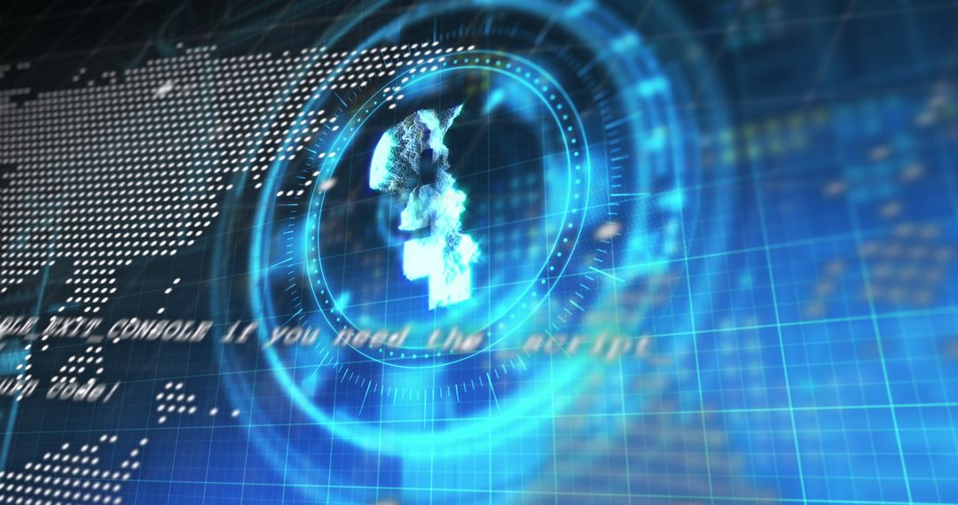 Digital Ruble Symbol with Statistical Data Over Scanning Interface
