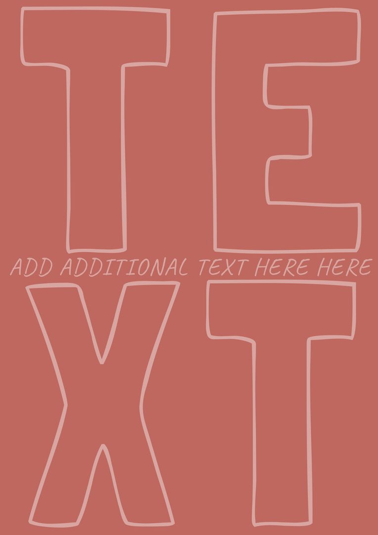 Bold Text Template With Customizable Message Space - Download Free Stock Images Pikwizard.com