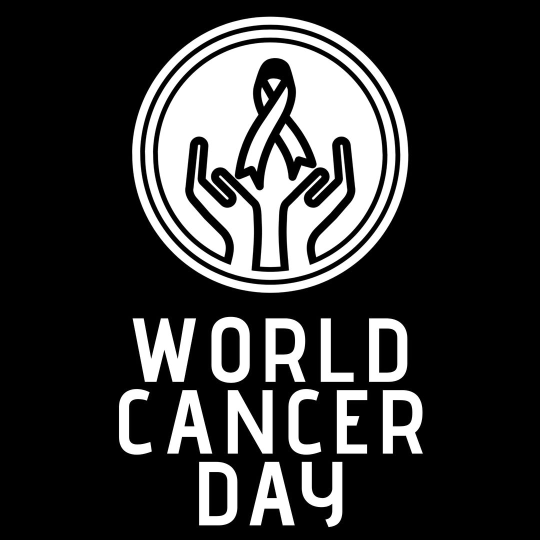 World Cancer Day Emblem Symbolizing Unity and Support