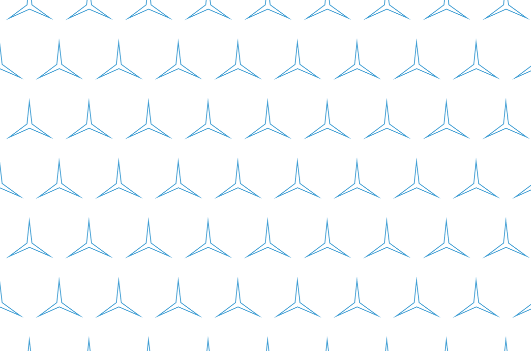 Blue Geometric Pattern with Transparent Background
