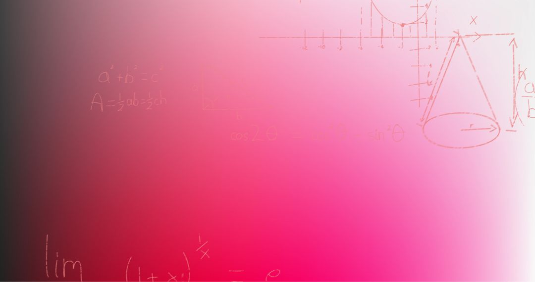 Mathematical Formulas on Gradient Background Education Concept