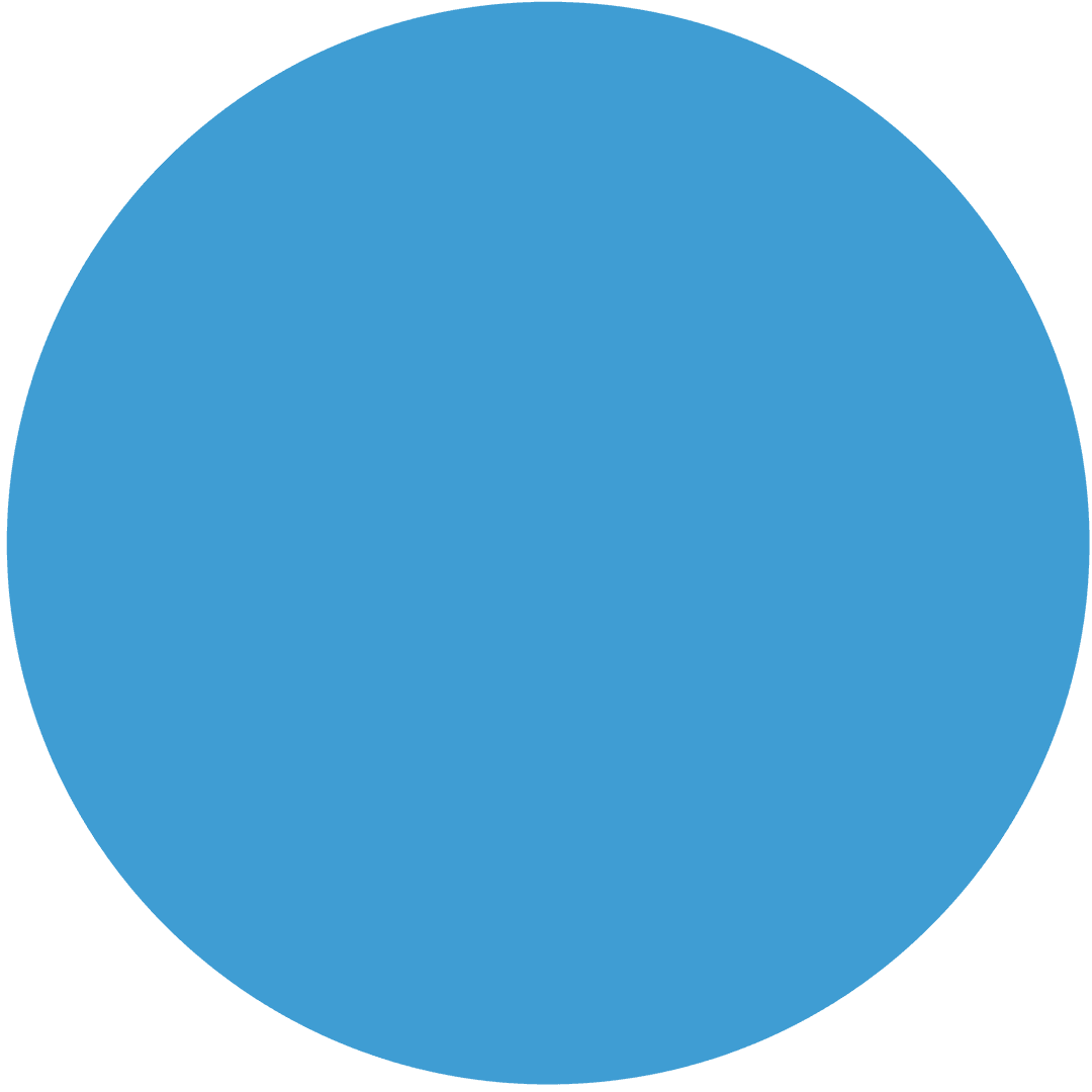 Blue Dot on Transparent Background Illustration