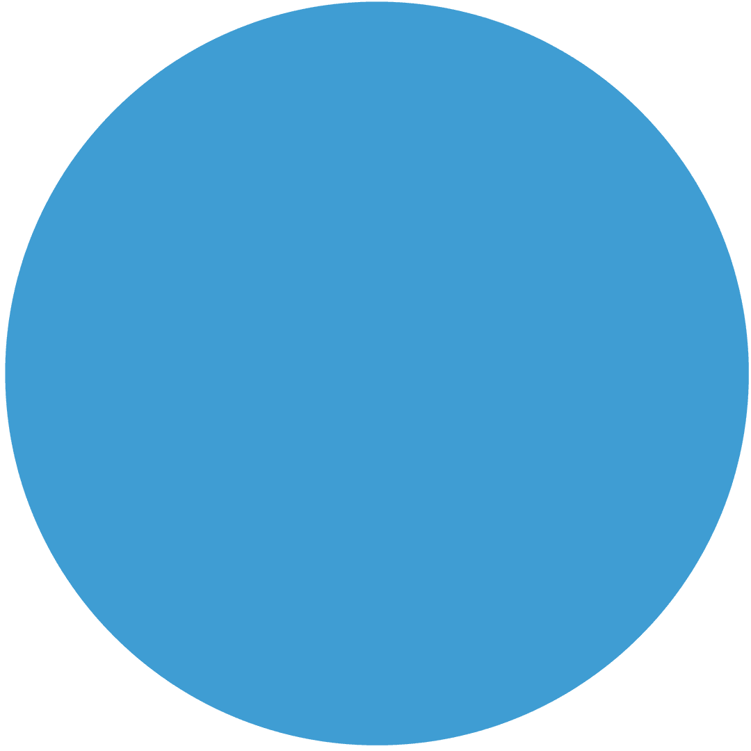 Blue Circle with Transparent Background for Creative Designs