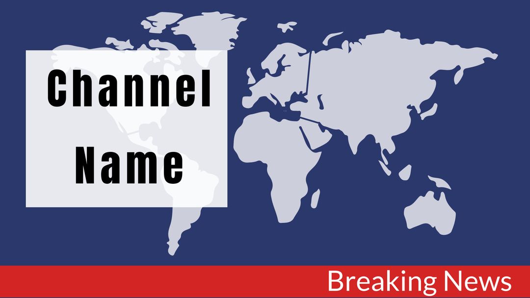 Breaking News Template with World Map for Urgent Global Updates - Download Free Stock Templates Pikwizard.com