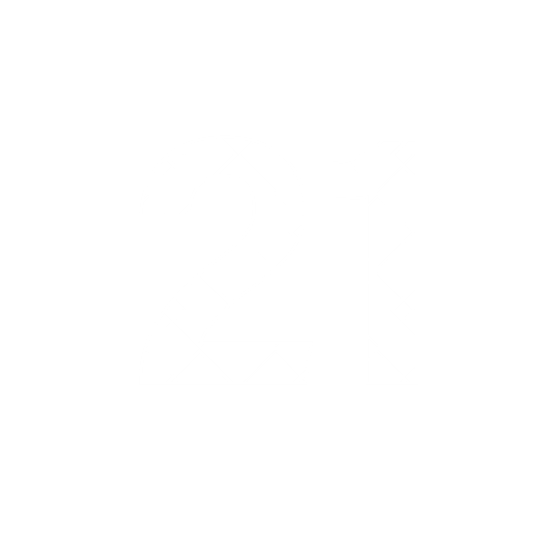 Number 21 Abstract Design Illustration on Transparent Background