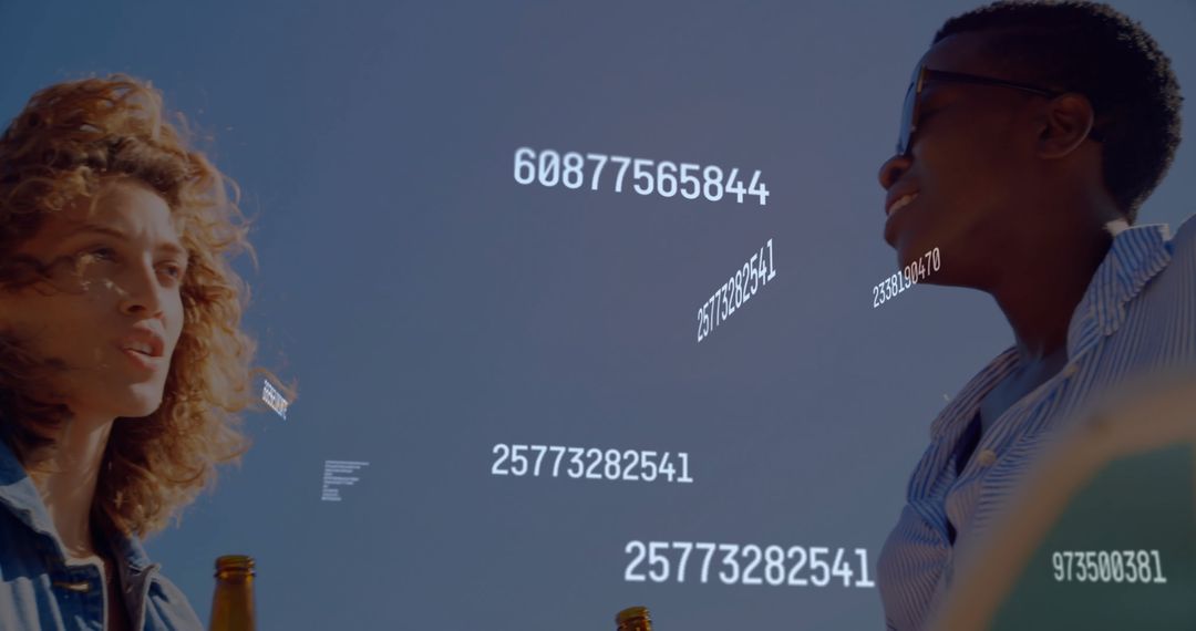 Urban Companionship with Virtual Numeric Overlays