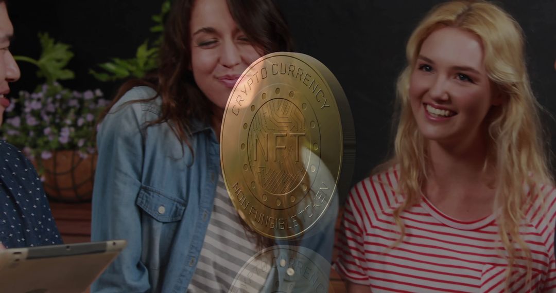 Team Collaboration on NFT Project in Casual Workspace