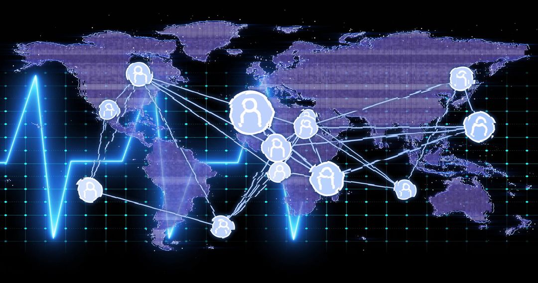 Global Connectivity Concept with Digital Grid Map and User Networks
