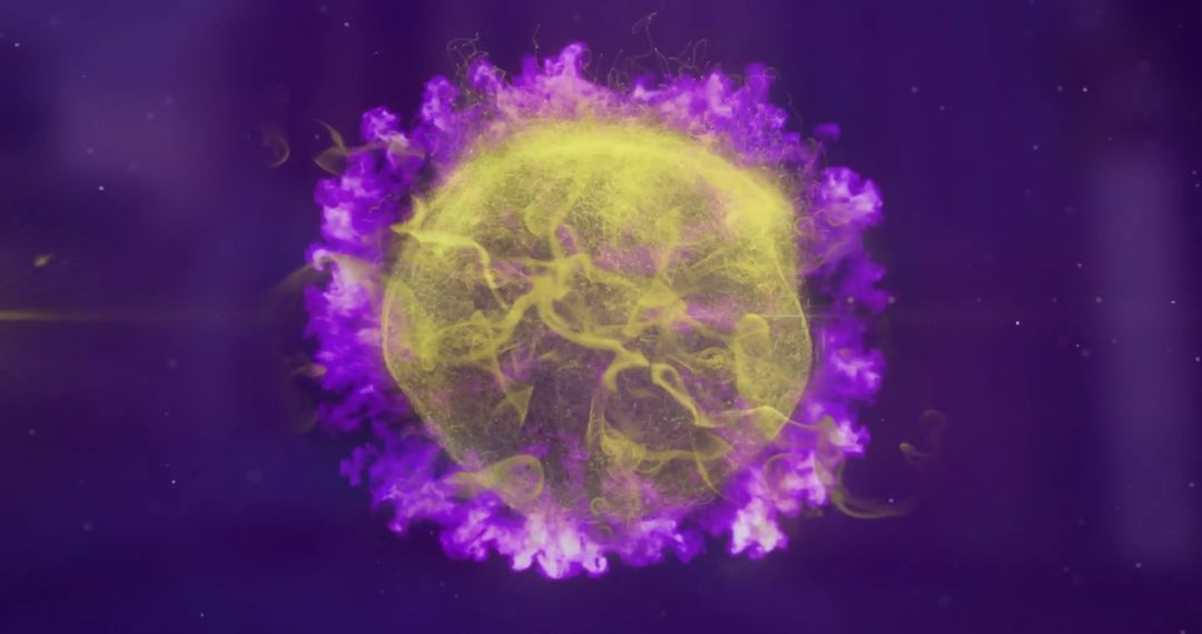 Abstract Neural Network Visual with Glow Effect