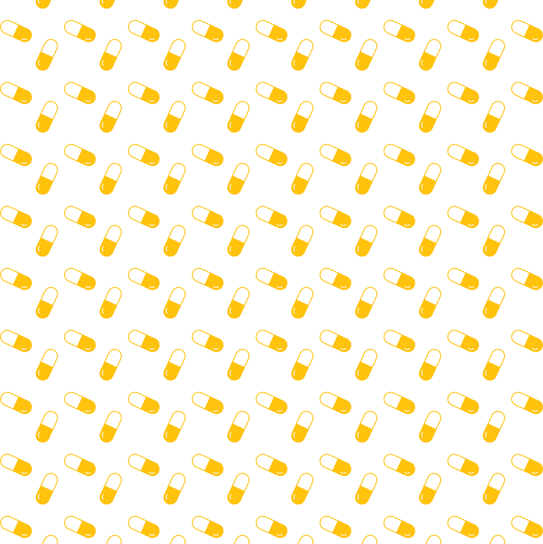 Transparent Repeated Yellow Pills Pattern Design