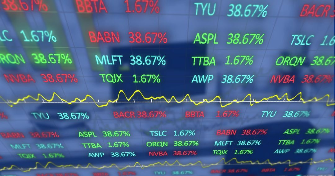 Glowing Stock Market Data and Interactive Graphs in Office