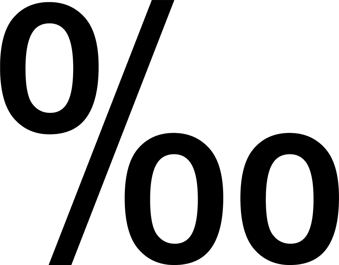 Transparent Pi Symbol in Black for Educational Design