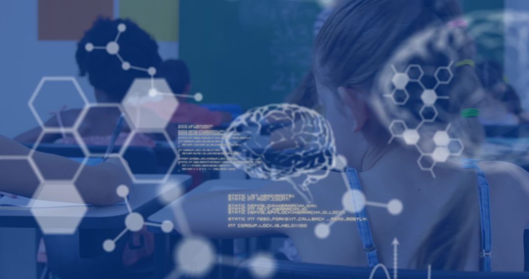 Artificial Intelligence Overlay on Diverse Students Learning in Classroom