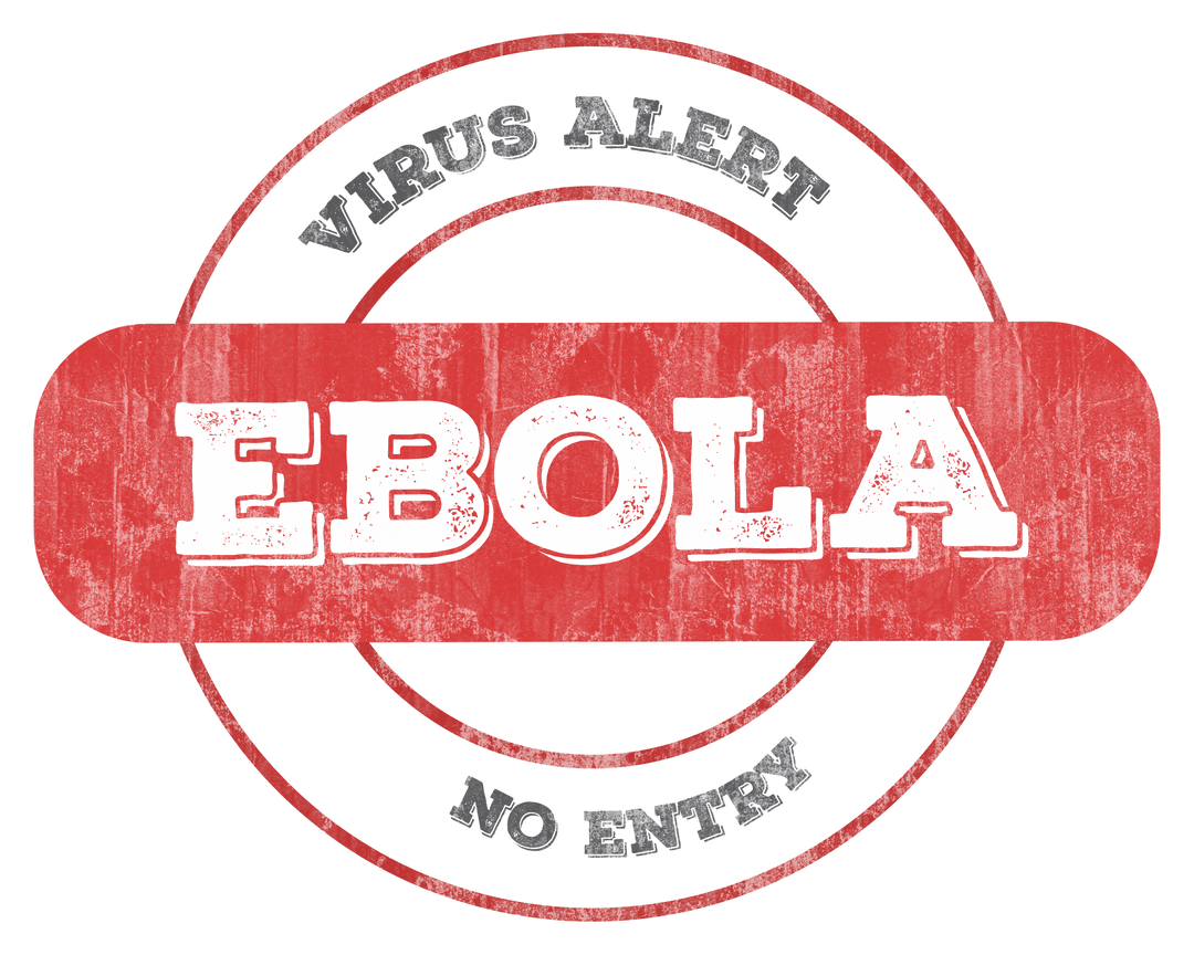 Ebola Virus Alert Transparent Warning Stamp