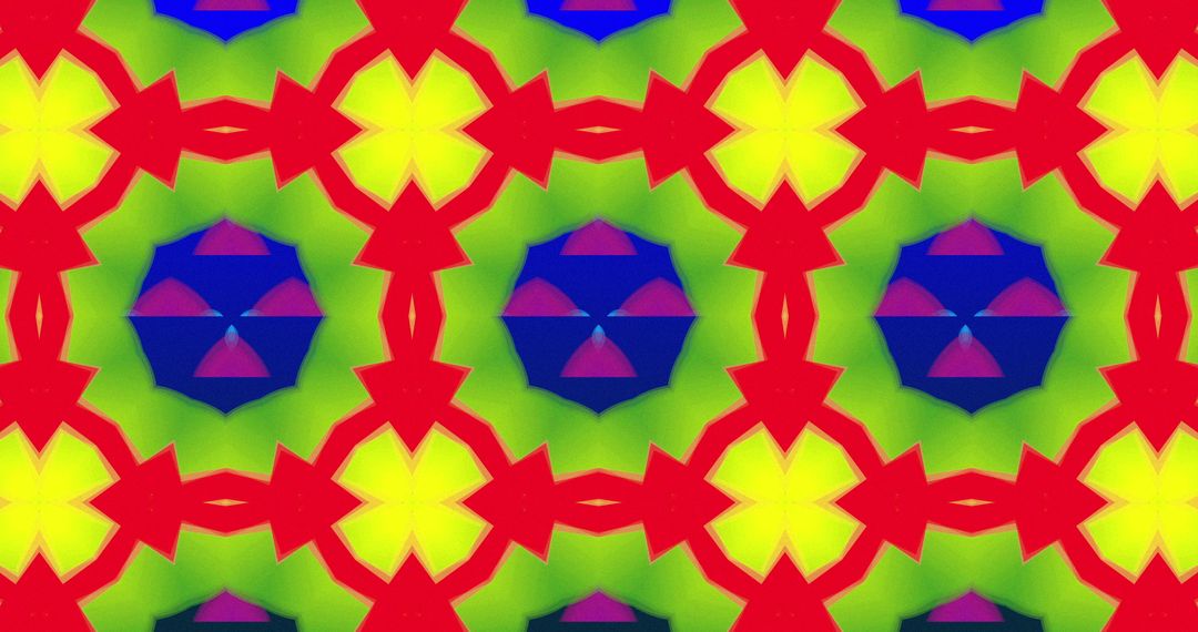 Vibrant Kaleidoscope Pattern with Geometric Shapes - Free Images, Stock Photos and Pictures on Pikwizard.com