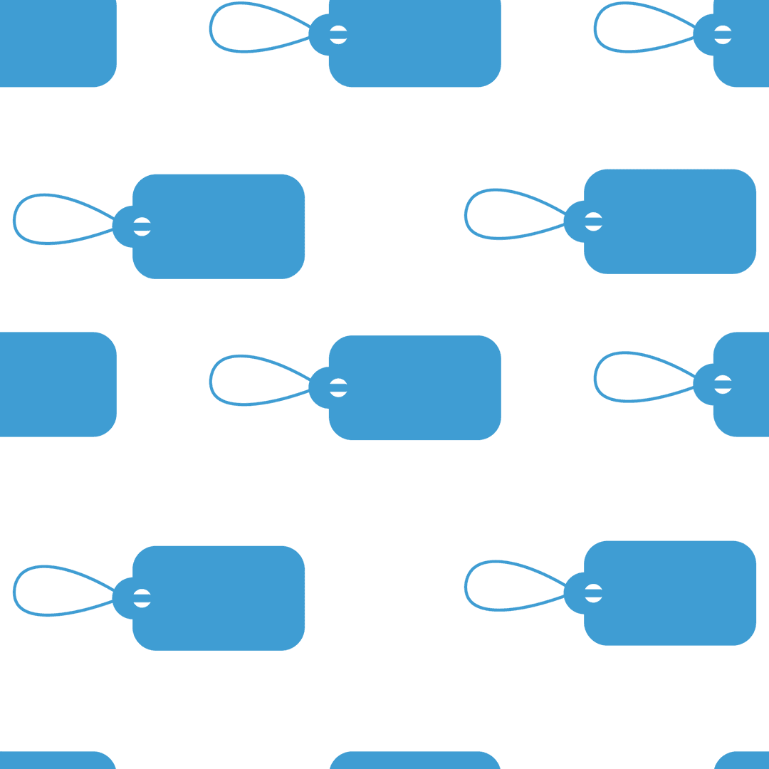 Seamless Blue Label Pattern on Transparent Background Design - Download Free Stock Images Pikwizard.com