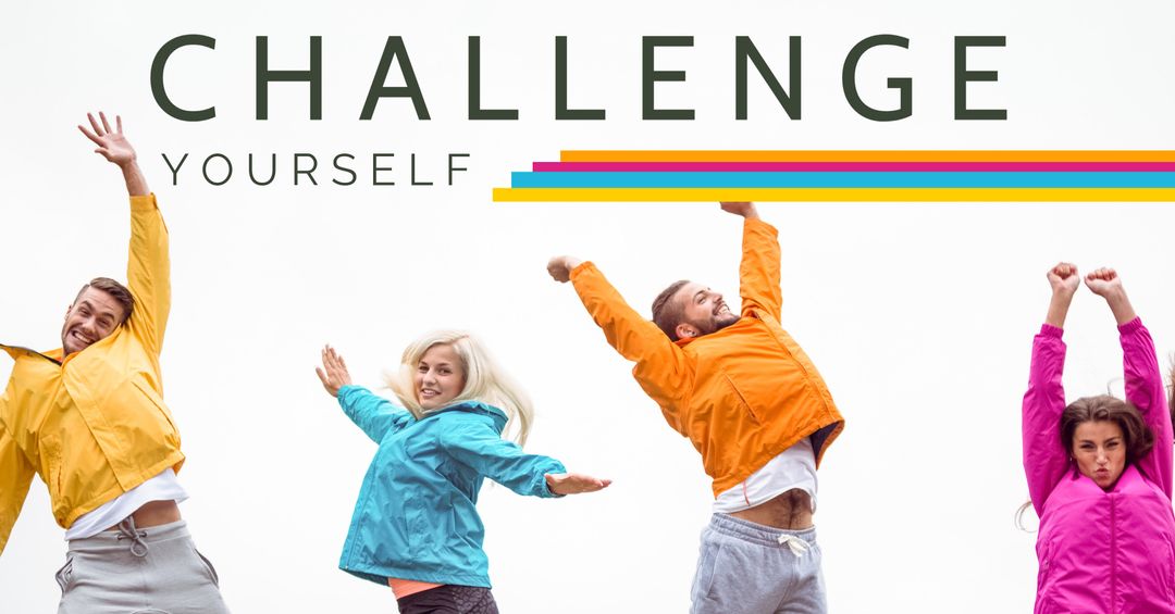 Joyful People Reaching Upward Inspiration and Motivation