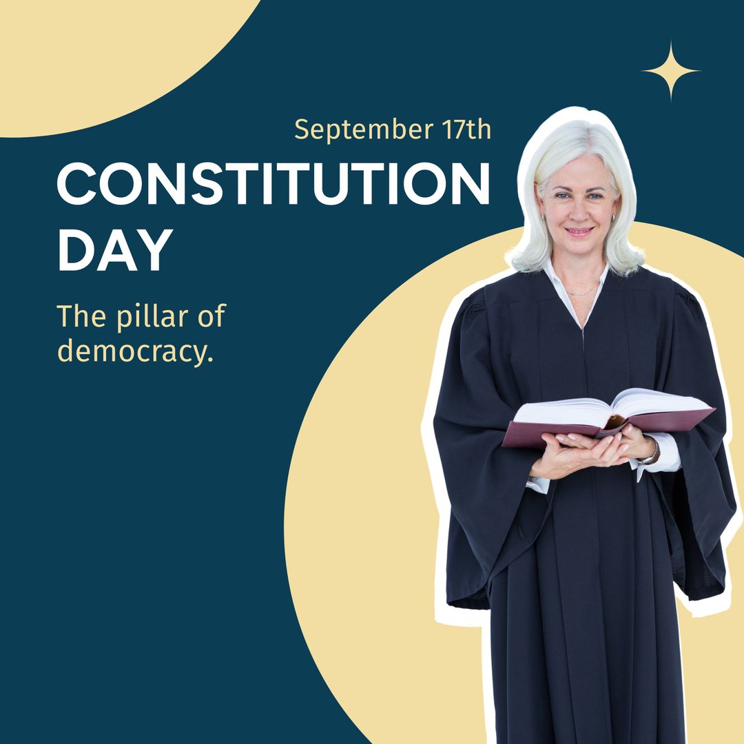 Senior Female Attorney Celebrating Constitution Day